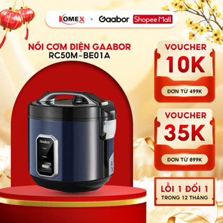 Nồi cơm điện RC50M-BE01A  Gaabor  dung tích 5L lòng nồi 2.2L 700W đa năng điều chỉnh nhiệt độ nấu cơm nhanh chóng,