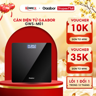 Cân điện tử sức khỏe thông minh GWS-M01Gaabor A đo cân nặng màn hình LED sạc pin đổi mới 12 tháng