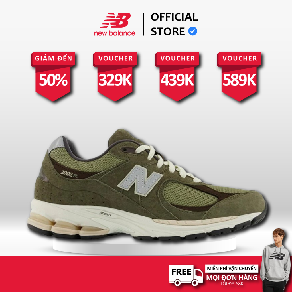 | CHÍNH HÃNG | Giày New Balance 2002R ‘Olive’ M2002RHN