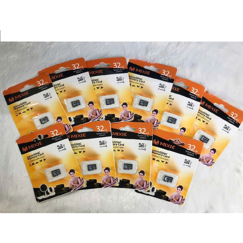 Thẻ Nhớ chính Hãng Chuyên Dùng Cho CAMERA và Điện Thoại Class 10 MIXIE 32G
