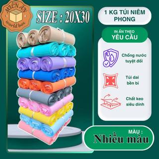 [ 1kg ] Túi Niêm Phong 20x30, lớp keo dán siêu tiện lợi tại xưởng MIÊN ÂN , Sỉ từ 10 cuộn