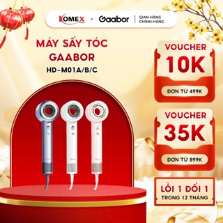 Máy sấy tóc ion âm cao cấp Gaabor HD-M01 2 chiều nóng lạnh 4 chế độ gió tốc độ cao nóng lạnh ấm,8 chế độ tùy chỉnh