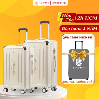 Vali Kéo Du Lịch LUGME LME-02 Size 20 Và Size 26 Khóa Bảo Mật Chống Va Đập Trầy Xước Bảo Hành 5 Năm