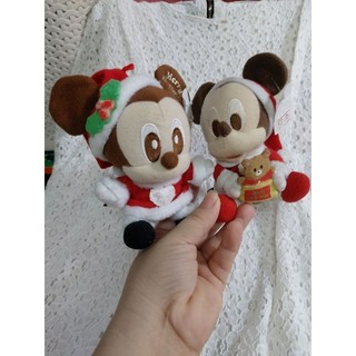 cặp chuột mickey mặc đồ noel size nhỏ