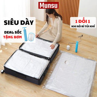 [Tặng Bơm] Túi Hút Chân Không Trong Suốt 4 Size, Combo Gọn Nhẹ Tiết Kiệm Diện Tích Tủ Quần Áo M002