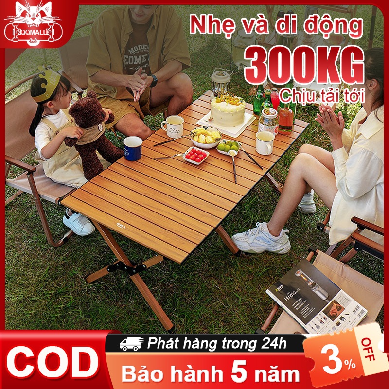 bàn gấp gọn camping, dã ngoại cắm trại du lịch ngoài trời hợp kim nhôm cao cấp siêu nhẹ khung chắc chắn | BigBuy360 - bigbuy360.vn