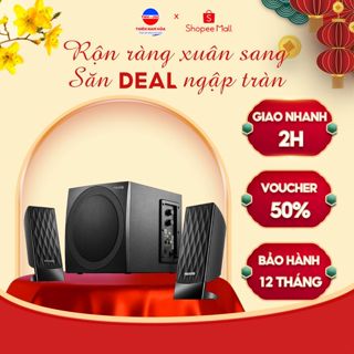 LOA VI TÍNH ĐỂ BÀN MICROLAB M300 - Jack cắm 3.5mm - Bass mạnh - Loa trầm - Hàng chính hãng - BH 12th