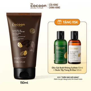 Tẩy da chết mặt cà phê Đắk Lắk Cocoon cho làn da mềm mại & rạng rỡ 150ml