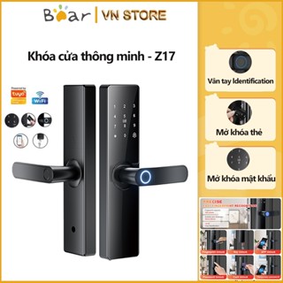  Z17 Khoá cửa vân tay Khoá cửa thông minh cửa gỗ -  WiFi dễ sử dụng khóa vân tay 