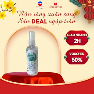 Nước rửa tay HAPICARE hương bạc hà dung tích 100ml - Làm sạch da tay, kháng khuẩn, khử mùi