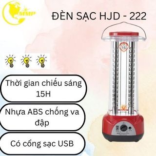 ĐÈN LED SẠC CHIẾU SÁNG KHẨN CẤP HJD-222/322