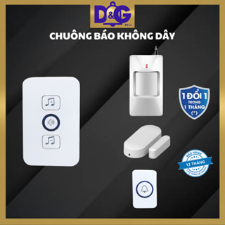 Chuông báo khách - Chuông báo động chống trộm - Chuông cửa không dây
