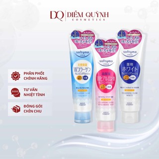  Sữa Rửa Mặt Kose Softymo Collagen 190g – Làm Sạch Sâu Dưỡng Ẩm & Trẻ Hóa Da 