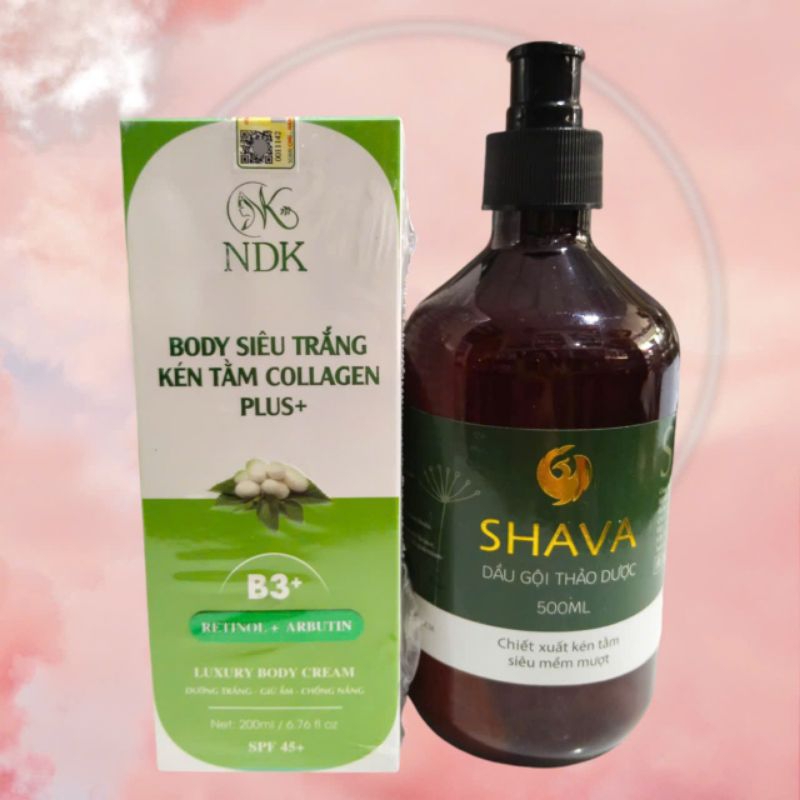 Kem Body NDK Retinol (mua 1 body tặng dầu gội thảo dược 500ml)