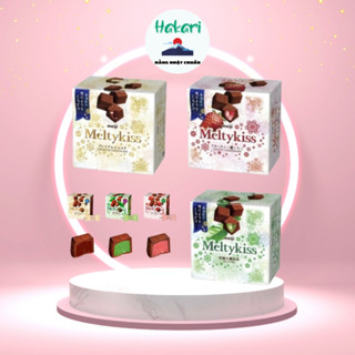 Socola tươi Meiji Meltykiss 56g Melty Kiss vị Socola, Trà xanh, Dâu tây nội địa Nhật Bản 56g