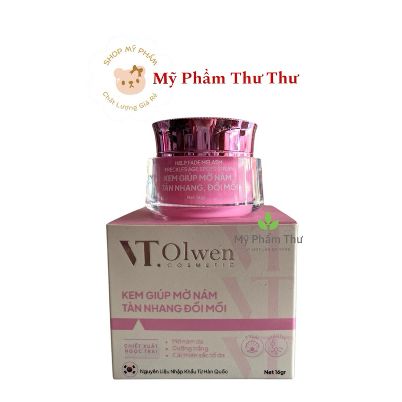 Kem VT Olwen Dưỡng Trắng Da Chống Nắng Ngăn Ngừa Mụn Nám 16g
