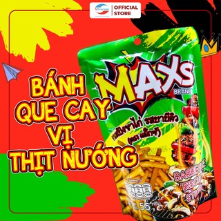 [Set 3 gói] Bim Bim Bánh Tăm Que Cay Thái Lan - MAXs (Vị Sốt Hàn Quốc, Chili Siêu Cay, Thịt Nướng)