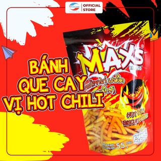 [Set 3 gói] Bim Bim Bánh Tăm Que Cay Thái Lan - MAXs (Vị Sốt Hàn Quốc, Chili Siêu Cay, Thịt Nướng)