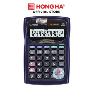 Máy tính casio wm220ms-bu dành cho văn phòng, kế toán, ngân hàng