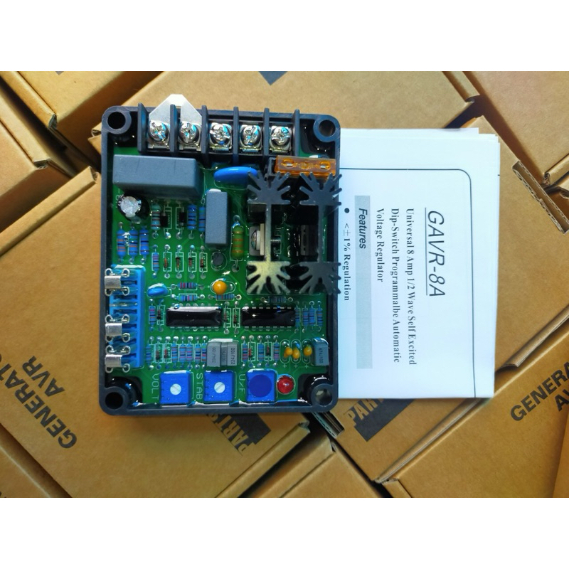 Avr 8A bộ điều chỉnh điện áp tự động không chổi than máy phát điện