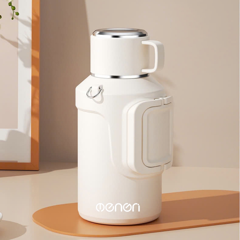 Bình Giữ Nhiệt 1500ml Chất Liệu INOX 316 Giữ Nhiệt 24H Thiết Kế Tay Cầm Dây Đẹo Tiện Lợi - NENON | BigBuy360 - bigbuy360.vn