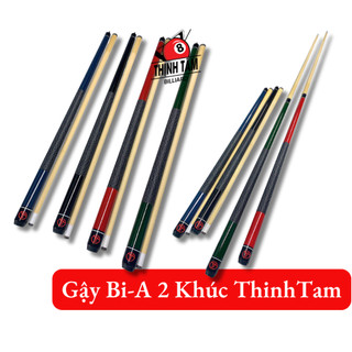  Cơ Bida 2 Khúc Phá Nhảy 3 4 - Ngọn Cơ Gậy Bi-A Lỗ Líp 3 Băng 3 Khúc Có Sẵn Đầu Tẩy TTGR Thịnh Tâm 