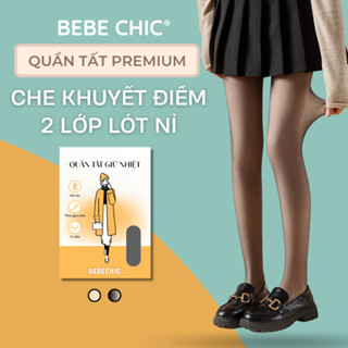 Quần Tất Giữ Nhiệt 2 Lớp Cao Cấp Lót Nỉ Che Hoàn Toàn Khuyết Điểm BEBECHIC BT14