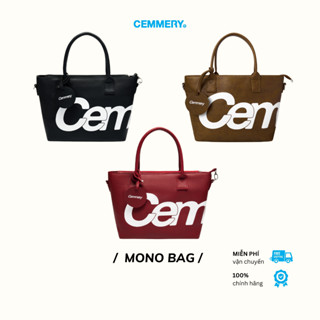 Túi Tote CEMMERY Local Brand Chính Hãng Mono Bag Size Vừa Da PVC Cao Cấp Đứng Form Có Dây Đeo Chéo
