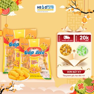 Kẹo Dẻo Ngô Vàng Tuổi Thơ HEADWAY Vina Thơm Ngon Hương Vị Hấp Dẫn Dẻo Dai Lạ Miệng Túi 400g