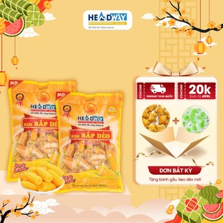 Kẹo Dẻo Ngô Vàng Tuổi Thơ HEADWAY Vina Thơm Ngon Hương Vị Hấp Dẫn Dẻo Dai Lạ Miệng Túi 750g
