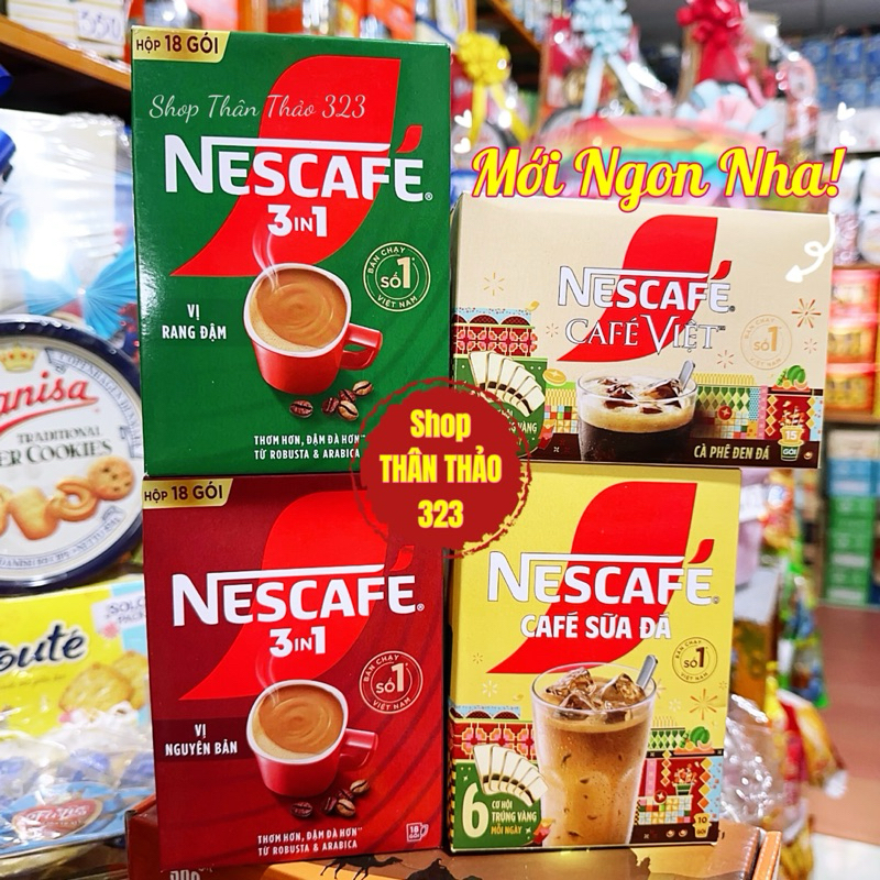 Cà phê NESCAFE 3in1 ĐẬM ĐÀ VỊ CÀ PHÊ (20gói x 17g)