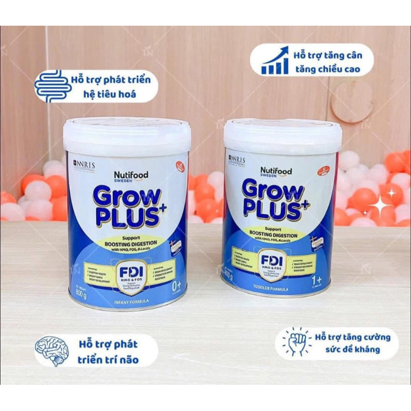Sữa Bột Grow Plus Xanh Nutifood
