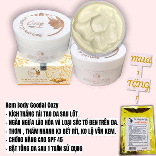 Kem Body Kích Trắng Da toàn thân Cozy GOODAL trắng da nhanh cấp tốc 300g, Tặng Set Tắm Trắng