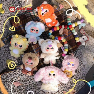 Tổng Hộp BlindBox Gấu Bông BABY THREE V3 Mini, Mèo Thần Tài, Ocean, Thỏ TT, Bé Ba Móc Khóa Hộp Mù