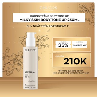 Kem Dưỡng Trắng Body Chucos Milky Skin Body Tone-Up 250 gram