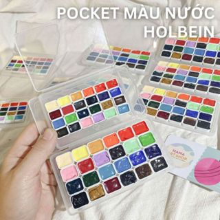 Pocket Màu Nước Holbein Hạng Họa Sĩ 12-24 Màu