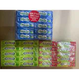 l(hsd 10/2025) Lốc 20 cây/ 30 cây kẹo sing gum DOUBLEMINT 270g/ COOL AIR 438g