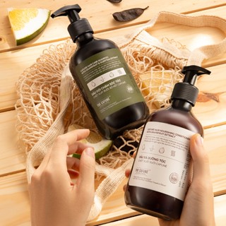 Combo Dầu Gội Bưởi, Bồ Kết, Dầu Xả The Cafuné 480ml Dưỡng Tóc Dầu Gội & Dầu Xả Không Chứa Silicone