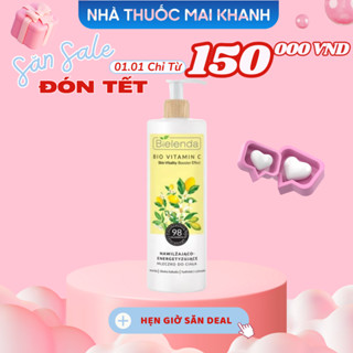 Sữa Dưỡng Thể Sáng Mịn Da, Dưỡng Ẩm Bielenda Bio Vitamin C Moisturizing And Toning Body Milk.