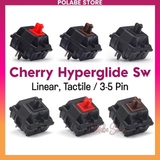 Cherry Hyperglide Black Linear switch công tắc bàn phím cơ Cherry MX2A Brown Red Polabe Store