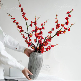 Cành đào cổ trang trí cắm bình decor tết