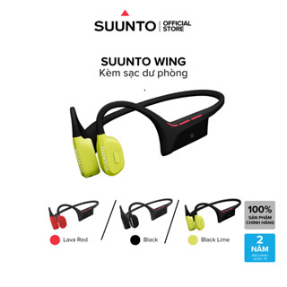 Tai Nghe Thể Thao Bluetooth Truyền Âm Qua Xương Suunto Wing - Chỉ 33g, Pin 10H, Chống Nước & Bụi, Kèm Sạc Dự Phòng