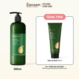 [MUA 1 TẶNG 1] Dầu gội bưởi Cocoon 500ml Tặng dầu xả bưởi 310ml
