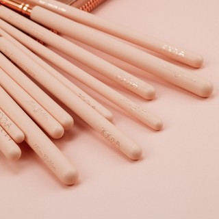 Bộ Cọ Đánh Mắt Cao Cấp Zoeva Rose Golden Complete Eye Set Vol 2 12 Cây Kèm Túi Đựng