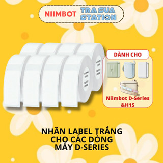 Giấy nhãn trắng NIIMBOT dùng cho máy in label, nhãn dán D11H/ H1S / D101 / D110 (D Series)