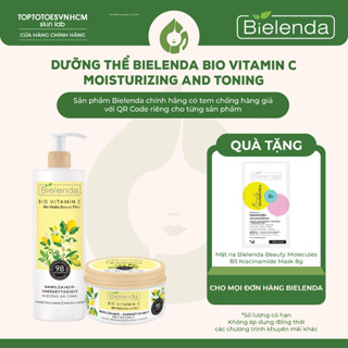 Dưỡng thể trắng da Bielenda Bio Vitamin C dưỡng ẩm, làm sáng mịn da