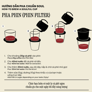 CÀ PHÊ ĐẶC SẢN VỊ NGUYÊN BẢN | CÀ PHÊ PHA PHIN CHẤT LƯỢNG THƠM NGON VIỆT NAM - SOUL FINE ROBUSTA