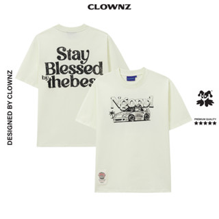  Áo thun ClownZ x Ngon Stay Blessed T-shirt áo phông tay lỡ vải cotton cao cấp áo thun nam nữ unisex 