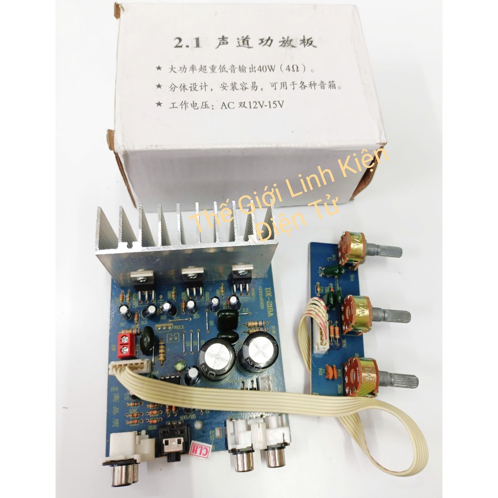 Mạch công suất loa vi tính 2.1 ( DX-218A ) IC TDA 2030