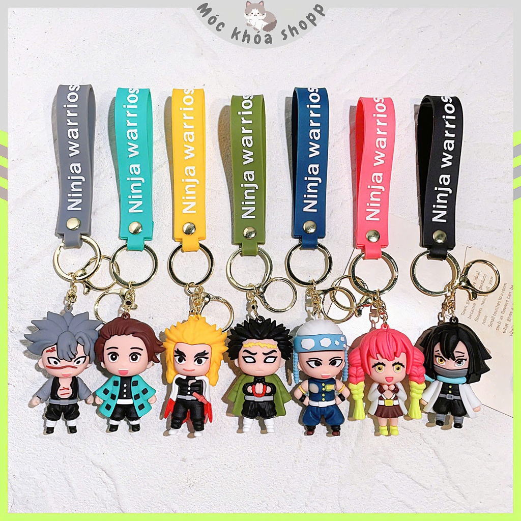 Móc Khóa Huyền Thoại Kiếm Sĩ Diệt Quỷ - Tanjiro, Inosuke Từ Kimetsu no Yaiba